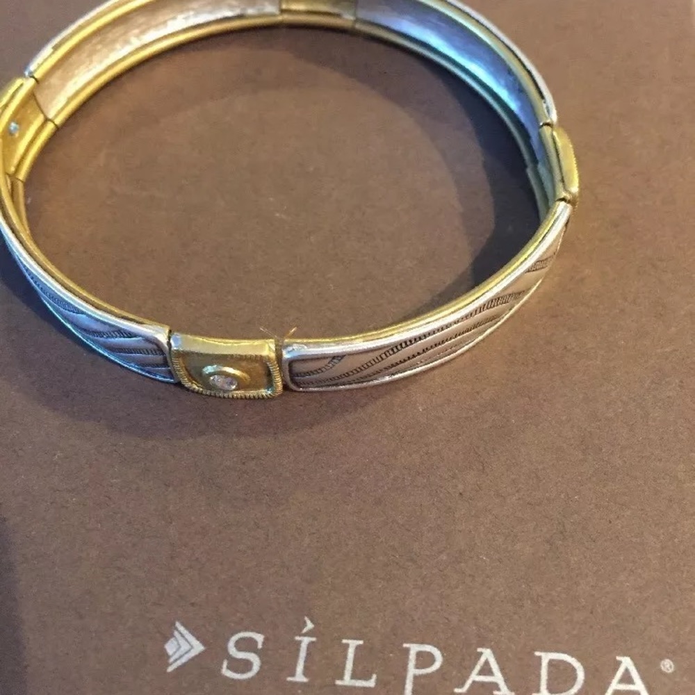 Silpada belle stretch bangle EUC